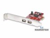 Tarjeta PCI Express con puertos FireWire 400, 2 puertos, una vía